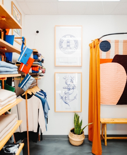 SWENN lifestyle shop in Charlottetown, Prince Edward Island, featuring curated home goods, clothing, and sustainable products