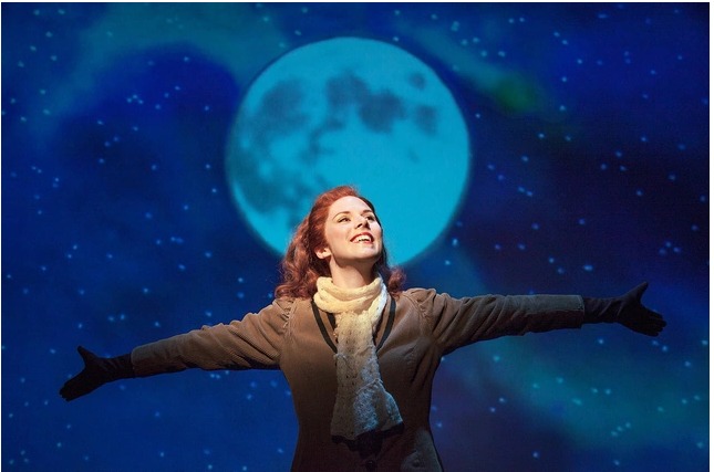 Actor portraying Anne Shirley during the Anne & Gilbert musical in Charlottetown, Prince Edward Island.