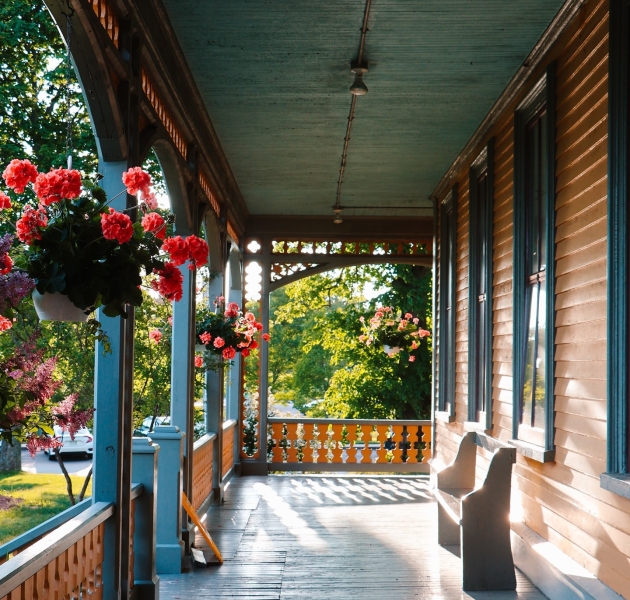 Exterior of Beaconsfield Historic House in Charlottetown, Prince Edward Island, showcasing Victorian architecture and historic details.